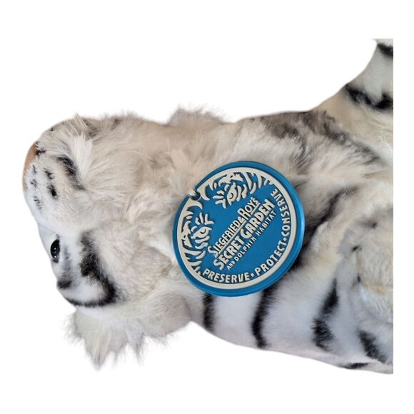 Siegfried & Roy White Tiger Plush Standing Stuffed Animal 1994 Petting Zoo Small - Picture 8 of 16